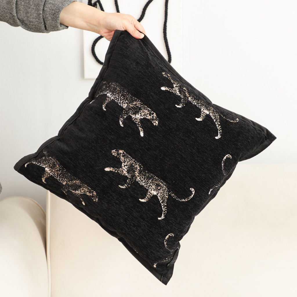 SOGA 50cm Black Throw Pillow Elegant Decorative Cushion Living Room Modern Home Decor