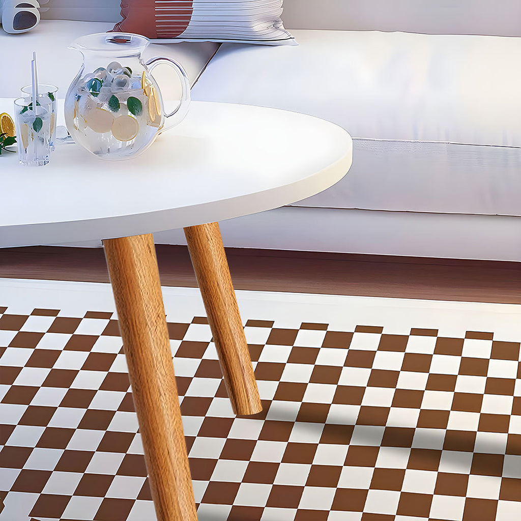 SOGA 2X 80x40cm White Living Room Nordic  Coffee Table Simple Modern Home Style