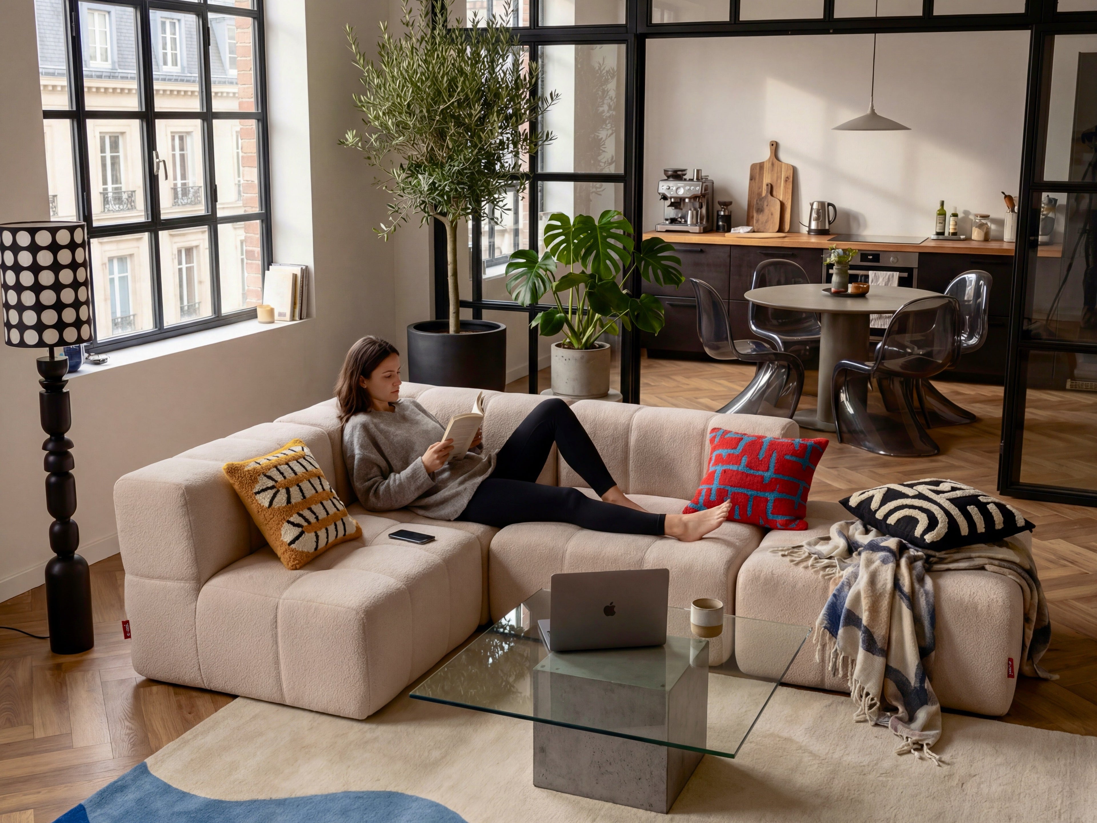 3-Piece Modular Sofa – Beige