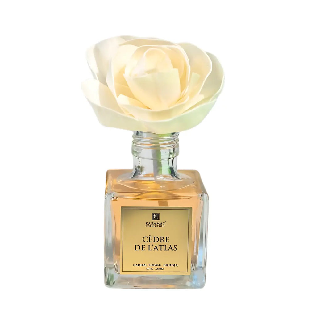 DIFFUSEUR À FLEURS 100ml – CÈDRE DE L’ATLAS