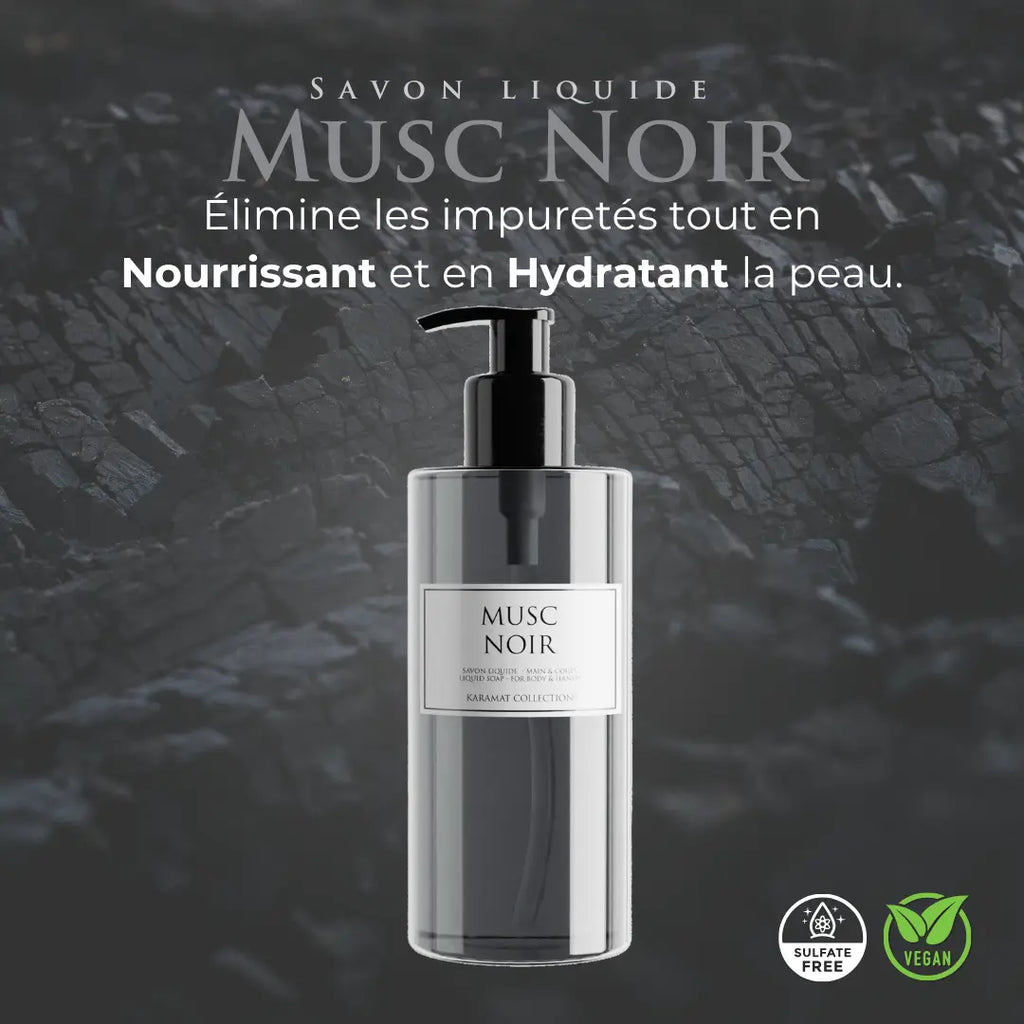 MUSC NOIR Savon Liquide de Luxe 300ml