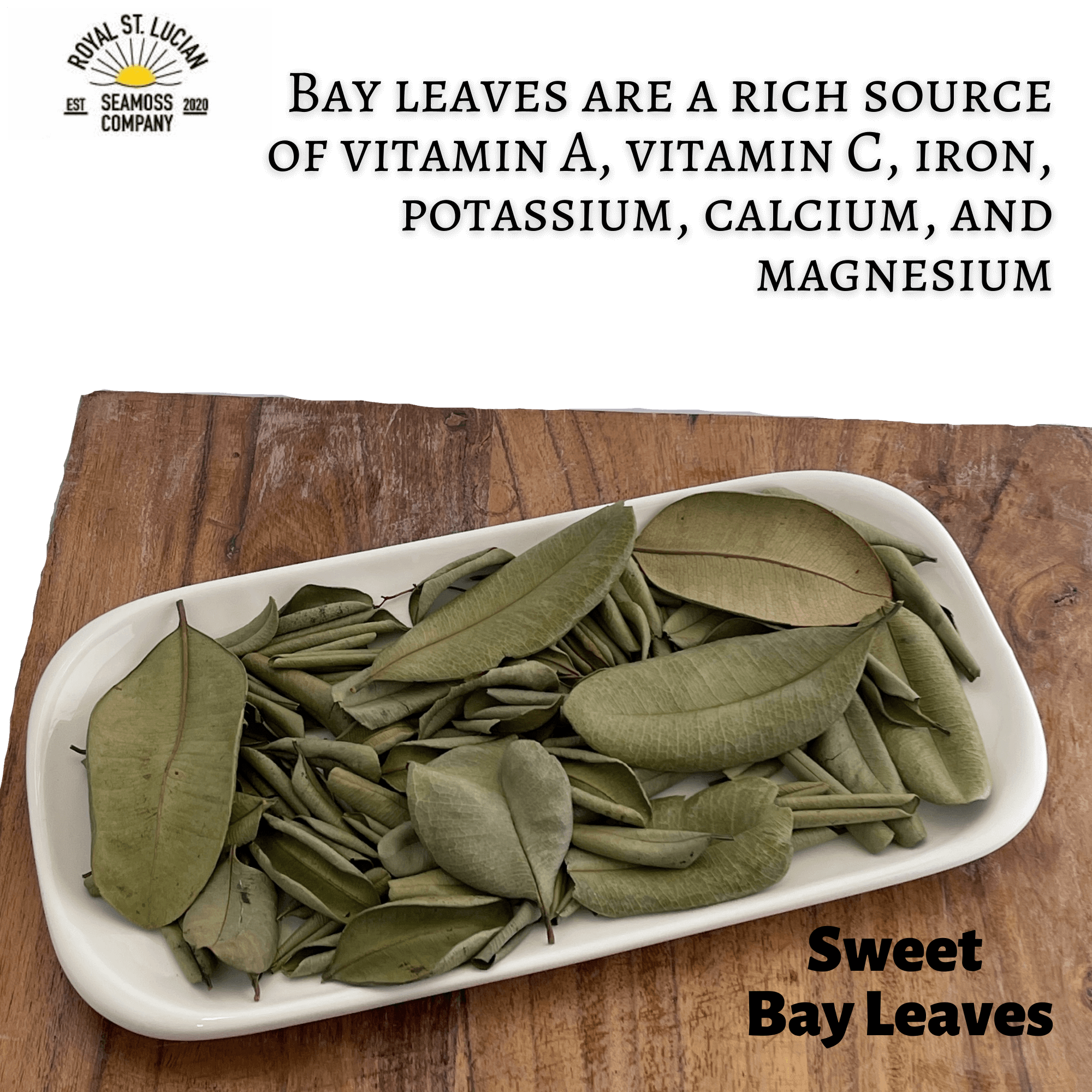 Sweet Bay Leaves | Whole, Aromatic Culinary Leaves