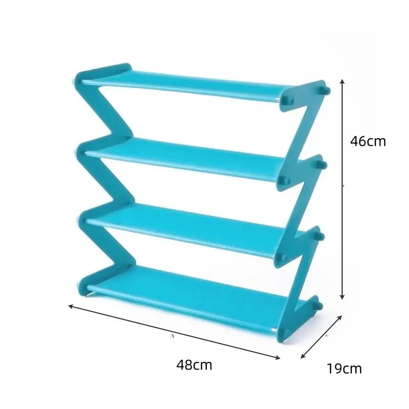 Crafting Your Z-Shaped Shoe Rack