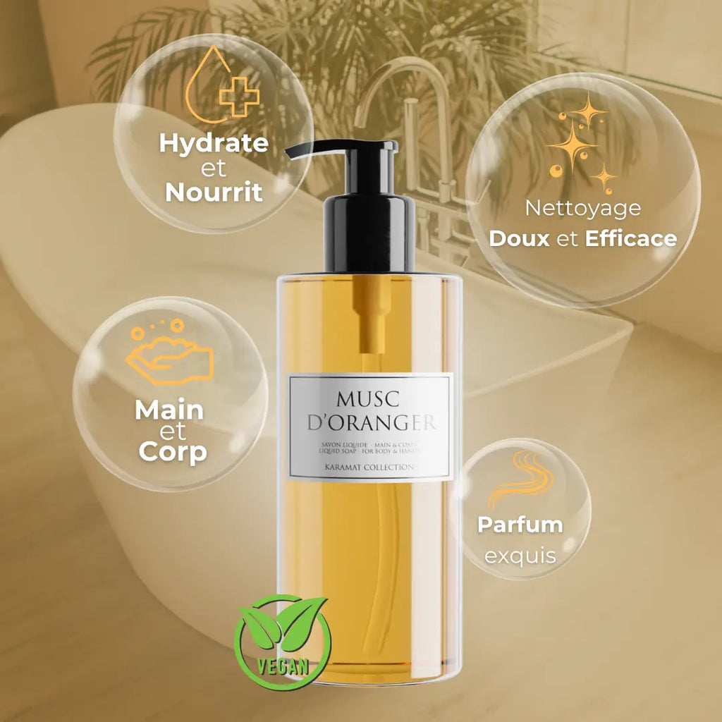 MUSC D’ORANGER Savon Liquide de Luxe 300ml