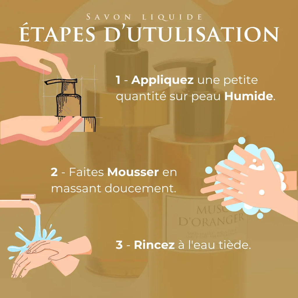 MUSC D’ORANGER Savon Liquide de Luxe 300ml