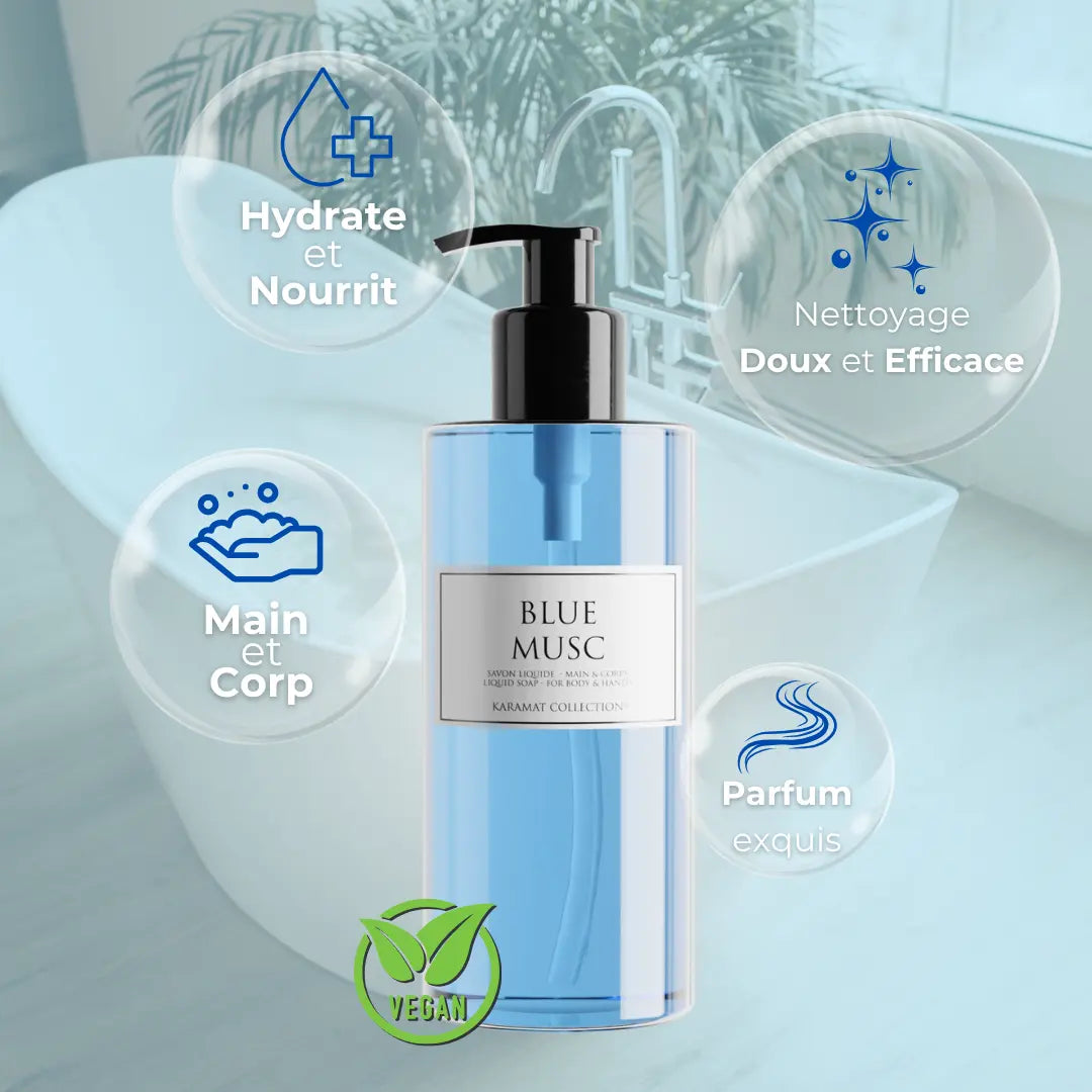 BLUE MUSK Savon Liquide de Luxe 300ml