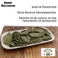 Sweet Bay Leaves | Whole, Aromatic Culinary Leaves