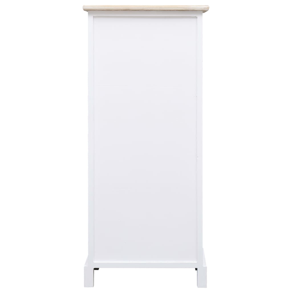 NNEVL Side Cabinet 38x28x86 cm Paulownia Wood