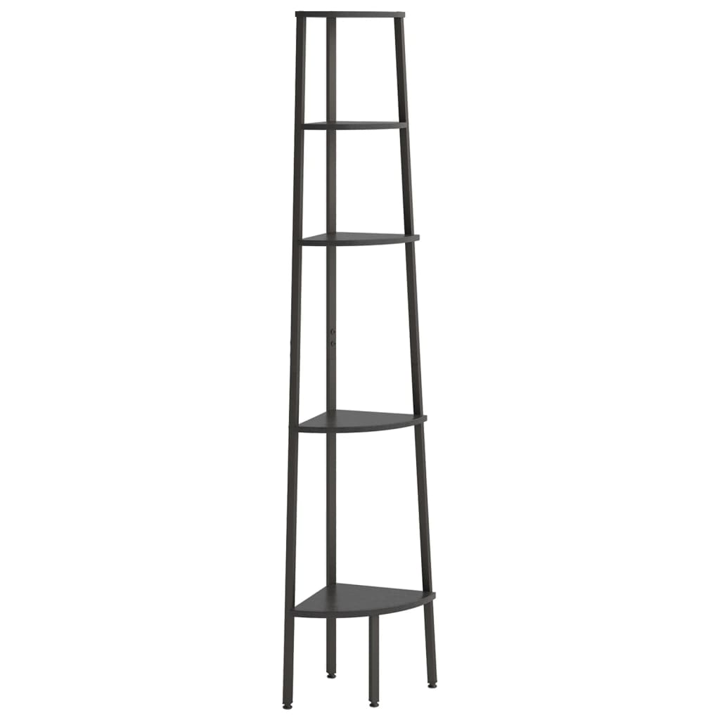 vidaXL 5-Tier Corner Shelf Storage Display Bookshelf for Home Living Room