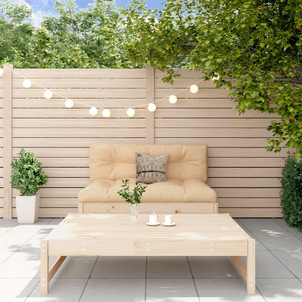 vidaXL 2 Piece Patio Lounge Set Solid Wood Pine