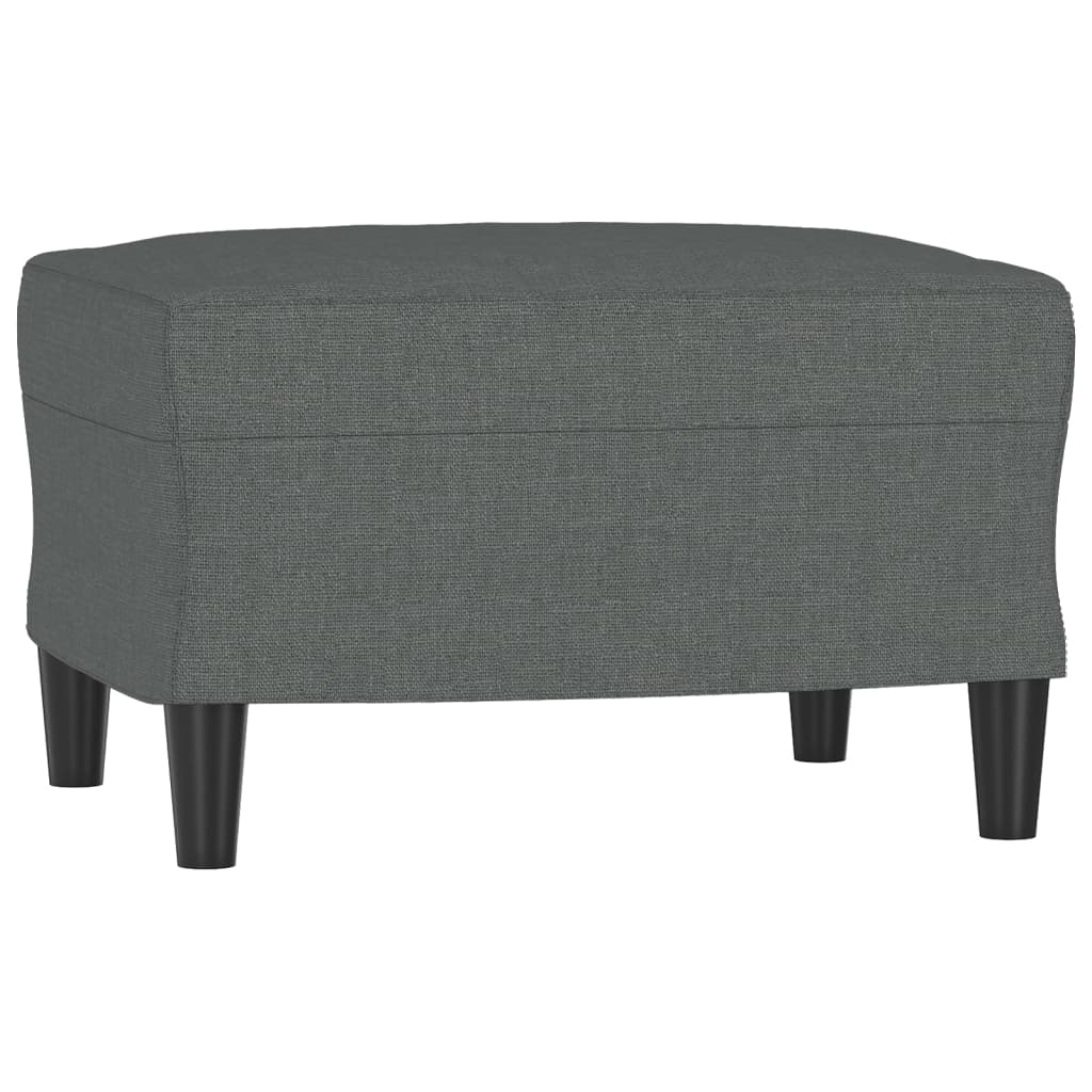 vidaXL 4 Piece Sofa Set with Pillows Dark Gray Fabric