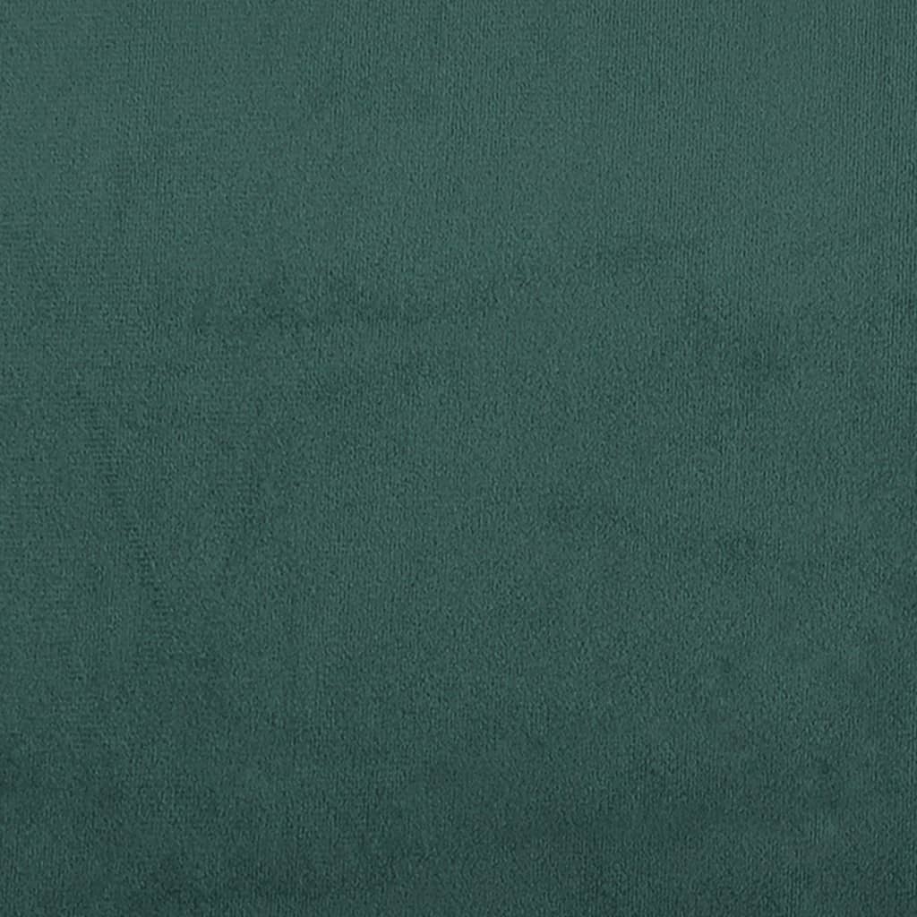 vidaXL 2 Piece Sofa Set Dark Green Velvet