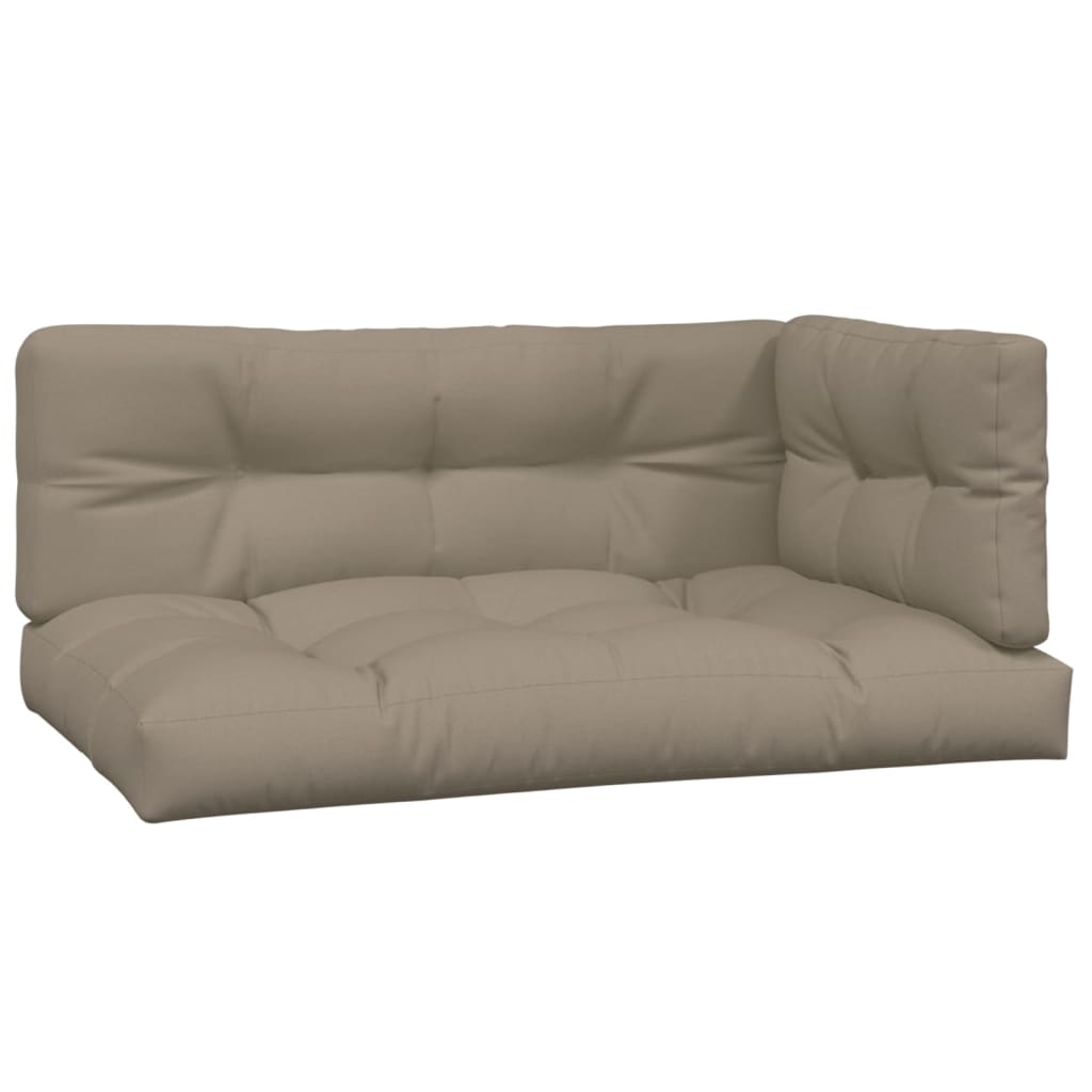 vidaXL 4 Piece Patio Pallet Sofa Set with Cushions Solid Wood Acacia