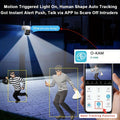 Wireless Outdoor PTZ Solar Security Camera 360°