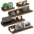 Wooden Floating Wall Shelf Set (5pcs)