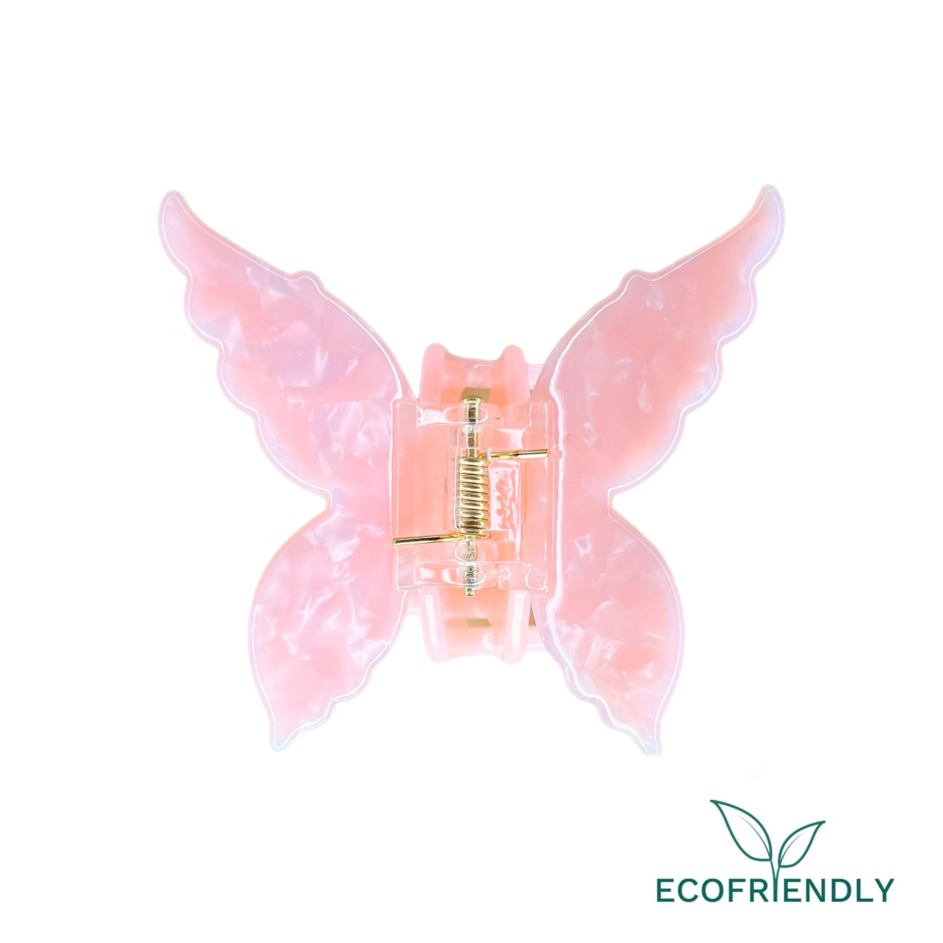 Ecofriendly Acetate Butterfly Claw - Sugar Pink-0