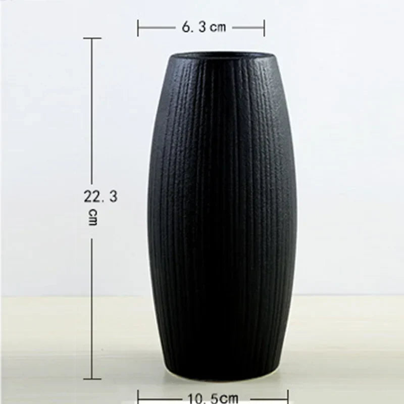 Ceramic Retro Vase Handmade Home Decor