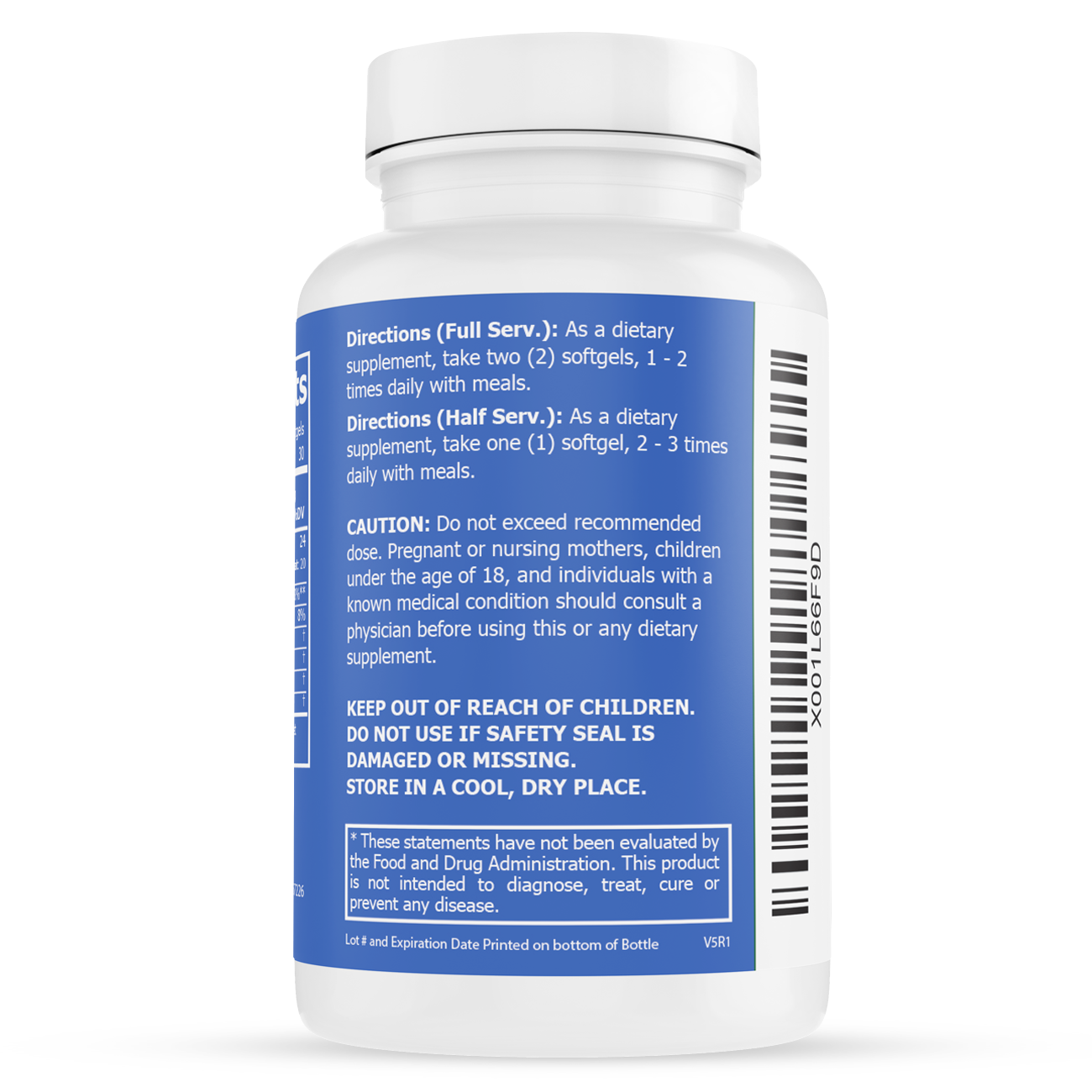 Whole Nature Omega 3 Fish Oil 2400mg