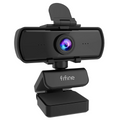 1440p Full HD USB Webcam with Microphone Tripod Black