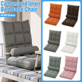 Floor Lounge Sofa Bed Chair with Lumbar Pillow Folding Adjustable Cushion - Pink-0