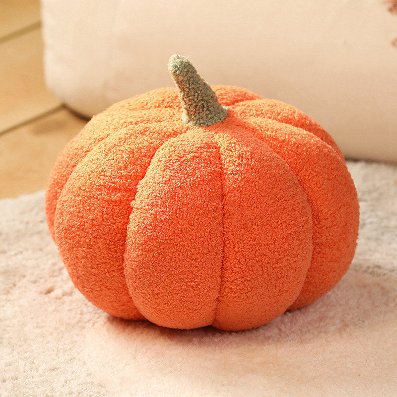 NNEDSZ Orange 2-PCS 30cm Creative Plush Pumpkin Pillow for Sofa, Window Seat & Living Room Decoration-0