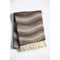 Jeté décoratif Petra Wave taupe