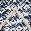 Canvello Grandcanyon 100% Cotton Pouf, Blue