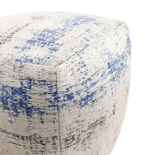 Canvello Home Grandcanyon Distressed Cotton Pouf