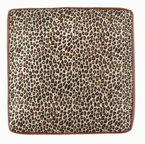 Canvello Leather Cube Square Ottoman - Made In U.S.A.