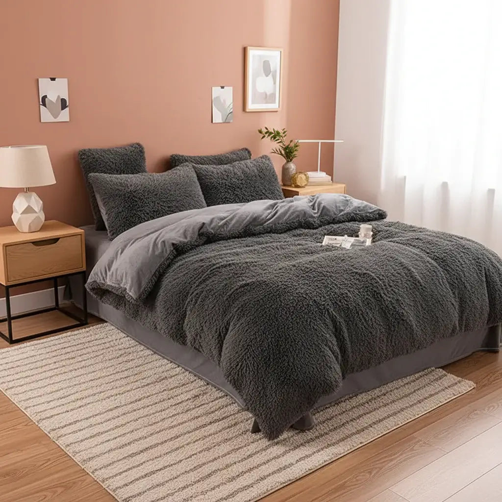 4 Piece Bed Set for Home, Soft and Breathable Duvet sets