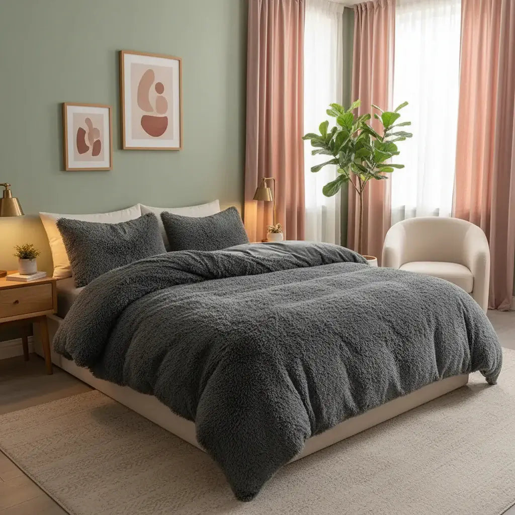 4 Piece Bed Set for Home, Soft and Breathable Duvet sets