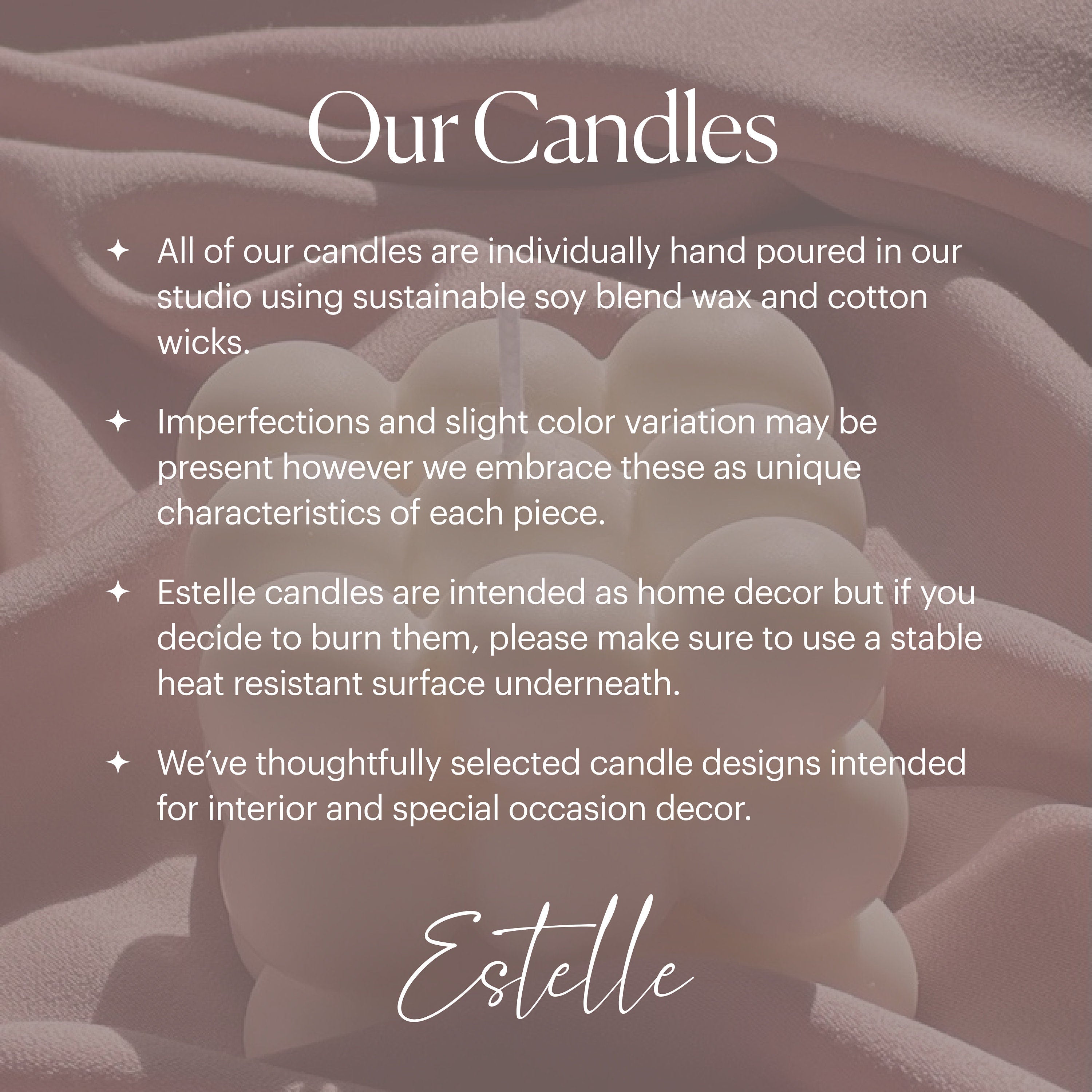 Dotted Soy Wax Ball Candle | Home Decor
