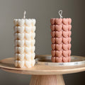 Heart Pillar Soy Candle | Sculptural Home Decor